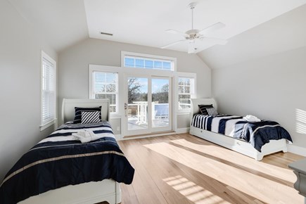 Harwich Port Cape Cod vacation rental - Second level bedroomthe two beds can be joined together ( please place request in advance)
