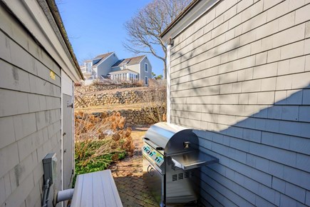 Mashpee Cape Cod vacation rental - Back patio with gas grill