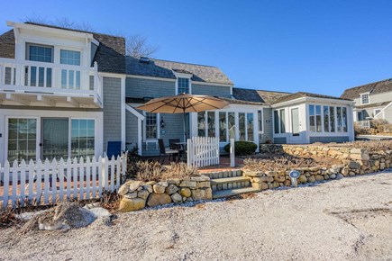 Mashpee Cape Cod vacation rental - Front patio with seating