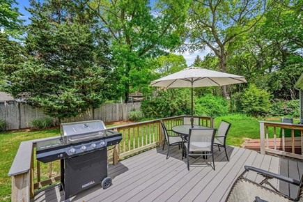 Centerville Cape Cod vacation rental - Back deck