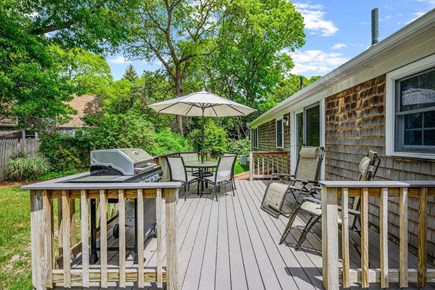 Centerville Cape Cod vacation rental - Back deck