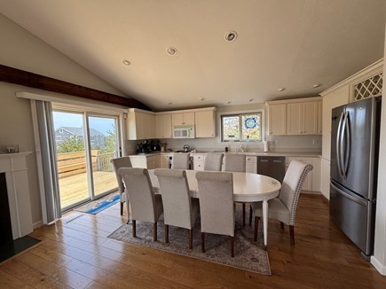 Truro Cape Cod vacation rental - Dining and Kitchen, Step Right Out to the Deck