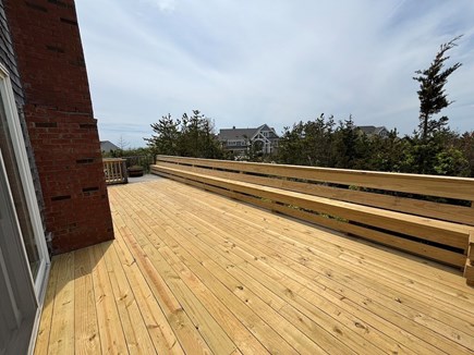 Truro Cape Cod vacation rental - Deck Outside Kitchen