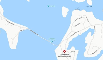 Wellfleet, Lt. Island Cape Cod vacation rental - 130 Catboat Road - Wellfleet - Map
