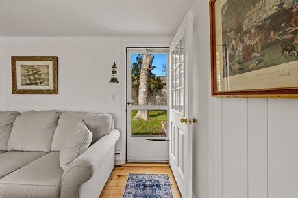 Orleans, 22 Beach Road Cottage Cape Cod vacation rental - Entrance to great deck and back yard