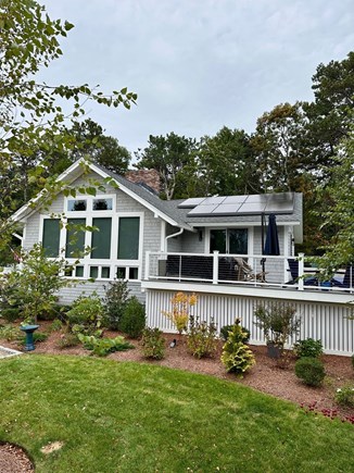 New Seabury, Mashpee Cape Cod vacation rental - Deck and beautiful landscaping