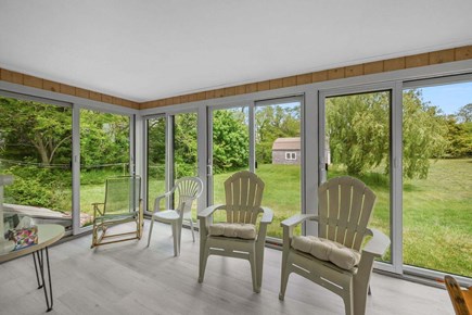 Barnstable Cape Cod vacation rental - Screened in porch perfect for enjoying beautiful sunset