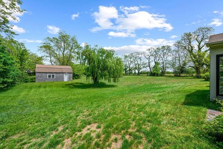 Barnstable Cape Cod vacation rental - Expansive backyard
