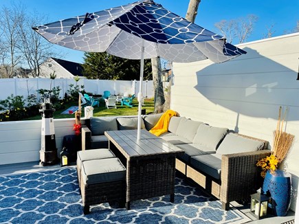 Hyannis Cape Cod vacation rental - Patio lounge area