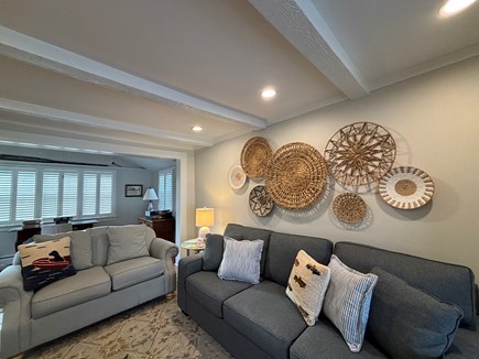 Centerville, West Hyannisport Cape Cod vacation rental - Living room with view into entry way