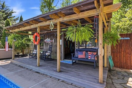 Brewster Cape Cod vacation rental - Pool house cabana
