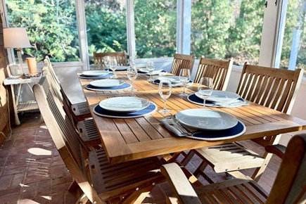 Centerville Cape Cod vacation rental - Plenty of seating on the porch