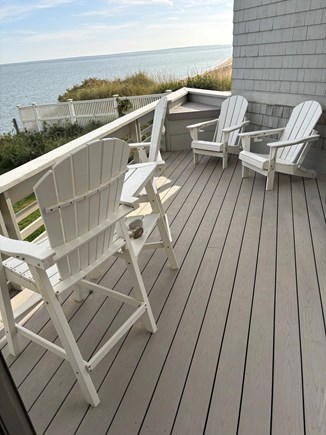New Seabury, Tidewatch condo on the ocean Cape Cod vacation rental - Ship's Prow Deck