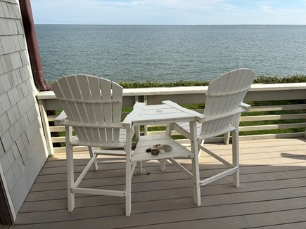New Seabury, Tidewatch condo on the ocean Cape Cod vacation rental - Deck off Bedroom