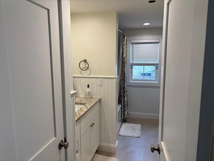 Popponesset Cape Cod vacation rental - New full bathroom with a pristine tub and beautifully tiled