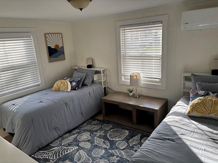 Popponesset Cape Cod vacation rental - Inviting twin bedroom, with built-in phone chargers and smart tv