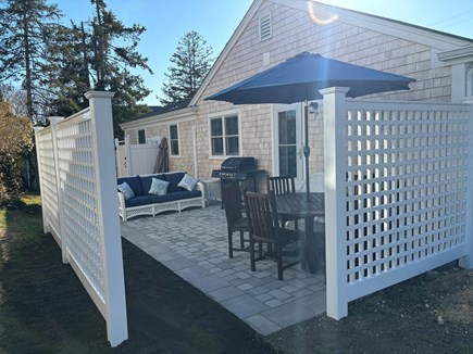 Popponesset Cape Cod vacation rental - New patio complete with a grill and a brand new outdoor sofa