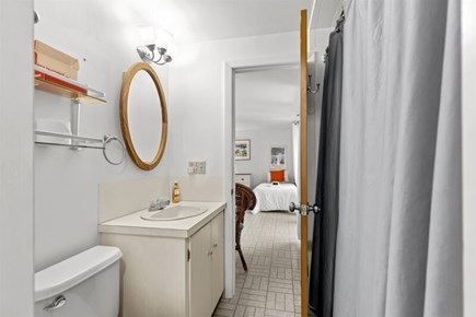 Wellfleet, Marshside Escape Cape Cod vacation rental - Loft level bath with shower and vanity
