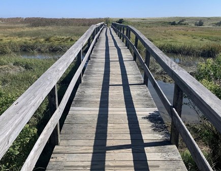 Orleans Cape Cod vacation rental - Breathtaking footbridge over marsh to the National Seashore.