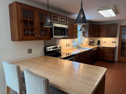 Orleans Cape Cod vacation rental - Ample kitchen with refinished butcher block counters.