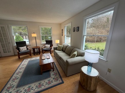 Orleans Cape Cod vacation rental - Comfortable living room space for watching the Sox or game night.