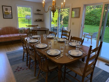 Orleans Cape Cod vacation rental - Dining area opens onto the deck