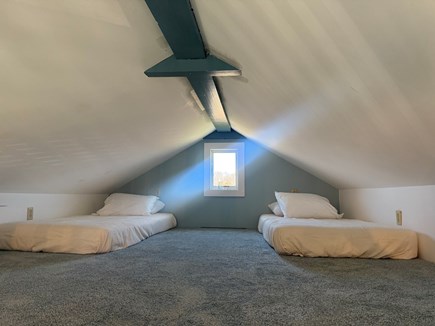 Wellfleet, Marsh View Cottage Cape Cod vacation rental - Loft with two twin beds