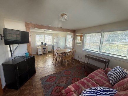 Wellfleet, Harborside Cottage Cape Cod vacation rental - Dining room living room area