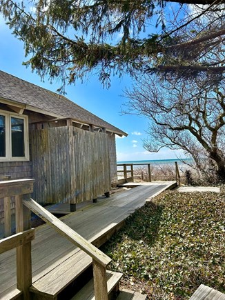 Eastham Cape Cod vacation rental - Side deck with spacious private outdoor shower