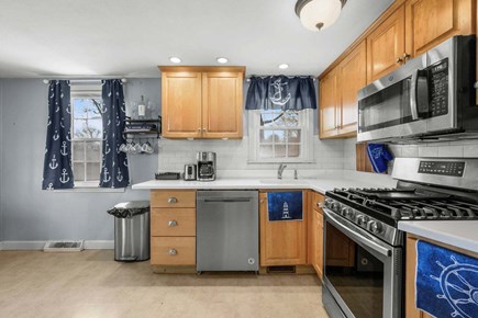 South Yarmouth Cape Cod vacation rental - A fully equipped kitchen featuring modern appliances