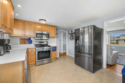 South Yarmouth Cape Cod vacation rental - Kitchen featuring sleek stainless steel appliances