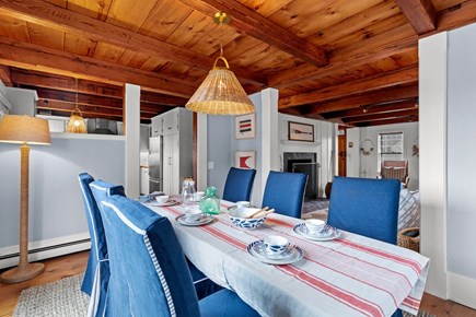 Eastham, Bridge Meadow Cape Cod vacation rental - Dining area with deck access and seating for six