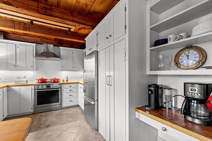 Eastham, Bridge Meadow Cape Cod vacation rental - Well stocked kitchen with coffee bar and full size fridge