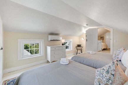 South Yarmouth Cape Cod vacation rental - Second-level guest bedroom #6 with 3 full size beds