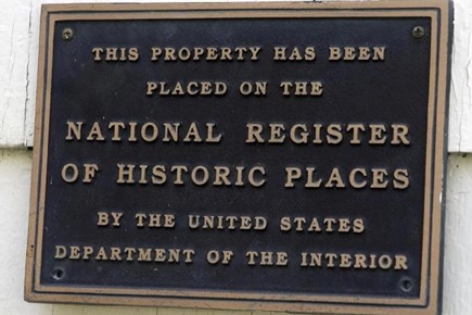 South Yarmouth Cape Cod vacation rental - Historic designation for house