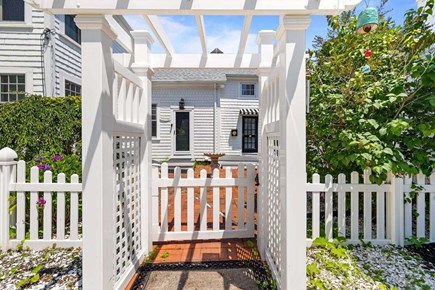 South Yarmouth Cape Cod vacation rental - Side patio leads to guest entrance