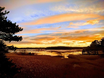 Wellfleet Cape Cod vacation rental - Beautiful sunsets over the tidal marsh