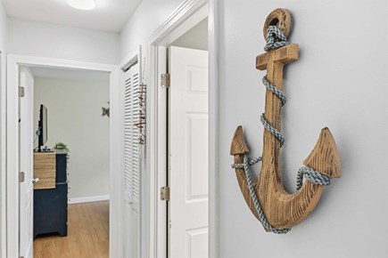 Harwich Cape Cod vacation rental - Hallway leading to bedrooms and bathroom
