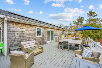 Harwich Cape Cod vacation rental - Outdoor seating and dining area