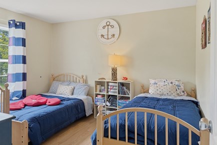 Harwich Cape Cod vacation rental - Bedroom 2- Double and Twin (extra rollaway in closet) - Main Level