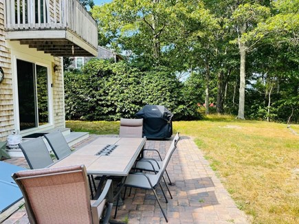 Mashpee, Johns Pond Cape Cod vacation rental - Back patio