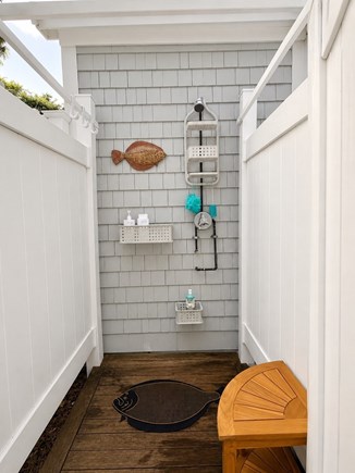 Harwich Cape Cod vacation rental - Hot and cold outdoor shower - a Cape Cod tradition!