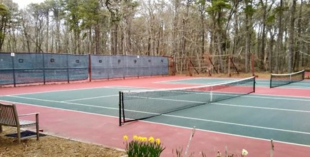 Harwich Cape Cod vacation rental - Community tennis courts just steps from Lucky Penny