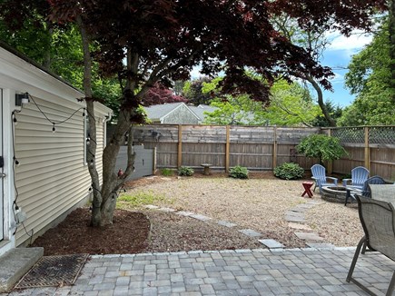 West Yarmouth Cape Cod vacation rental - Large, private backyard with firepit