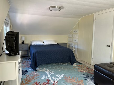 West Yarmouth Cape Cod vacation rental - 2nd floor bedroom with Queen bed, Twin pull-out bed and TV