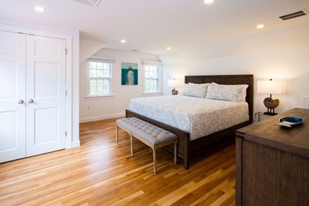 Chatham Cape Cod vacation rental - Upstairs bedroom with a King bed has elevated views
