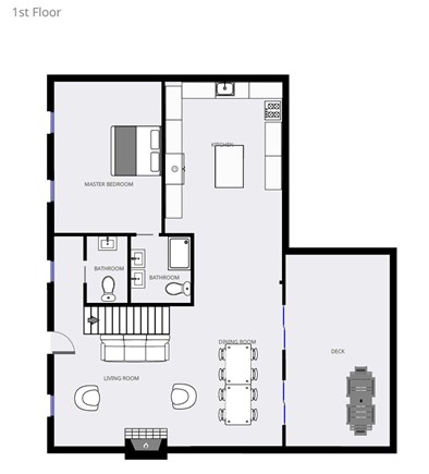 Chatham Cape Cod vacation rental - Main Floor Plan
