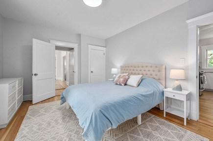 South Yarmouth Cape Cod vacation rental - Main level Bedroom #1 offers a Queen sized bed and entry from two points in the home