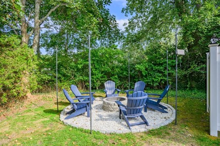 South Yarmouth Cape Cod vacation rental - Fire pit area