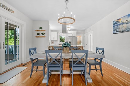 South Yarmouth Cape Cod vacation rental - The dining area is open to the kitchen